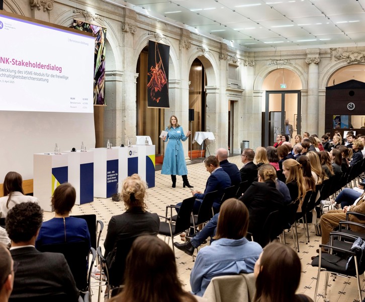 Foto von der Stakeholderdialog-Veranstaltung im April 2025